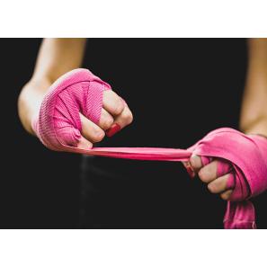Why is it important to use bandages in boxing?