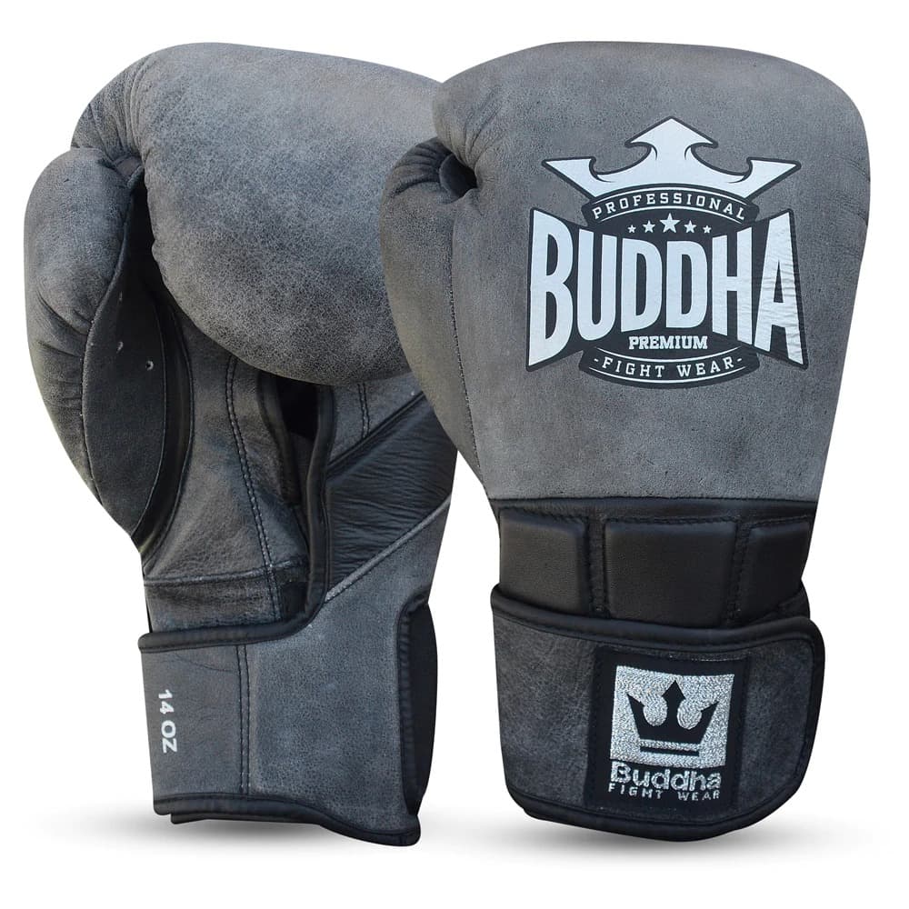 Guantes de Boxeo Muay Thai Kick Boxing Legend Blanco Piel – Buddha