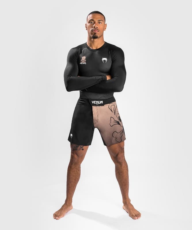 Pantalones cortos de boxeo 2 en 1 con abertura lateral Active Man