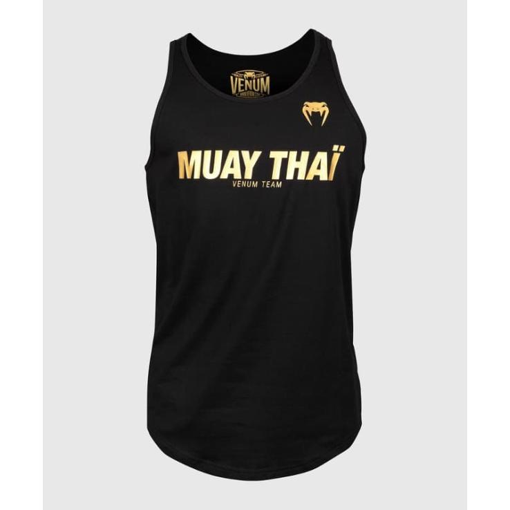 Camiseta de tirantes Muay Thai VT de Venum - negro oro