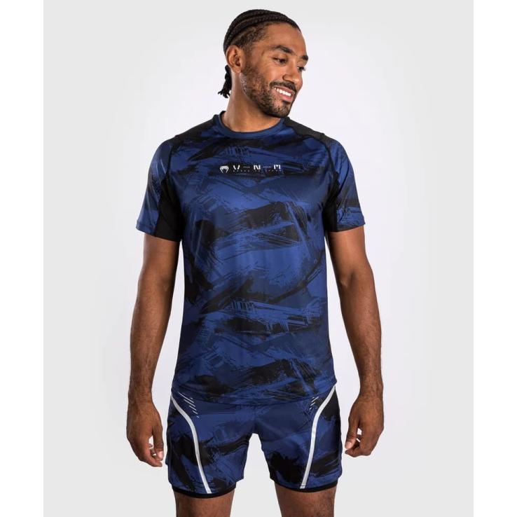 Camiseta Dry Tech Venum Electron 3.0 - azul marino