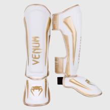 Shin guards Venum Elite White/Gold