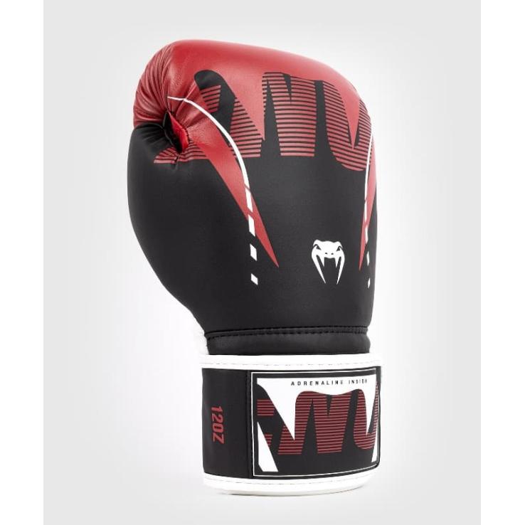 Guantes de boxeo Venum Adrenaline - negro rojo blanco