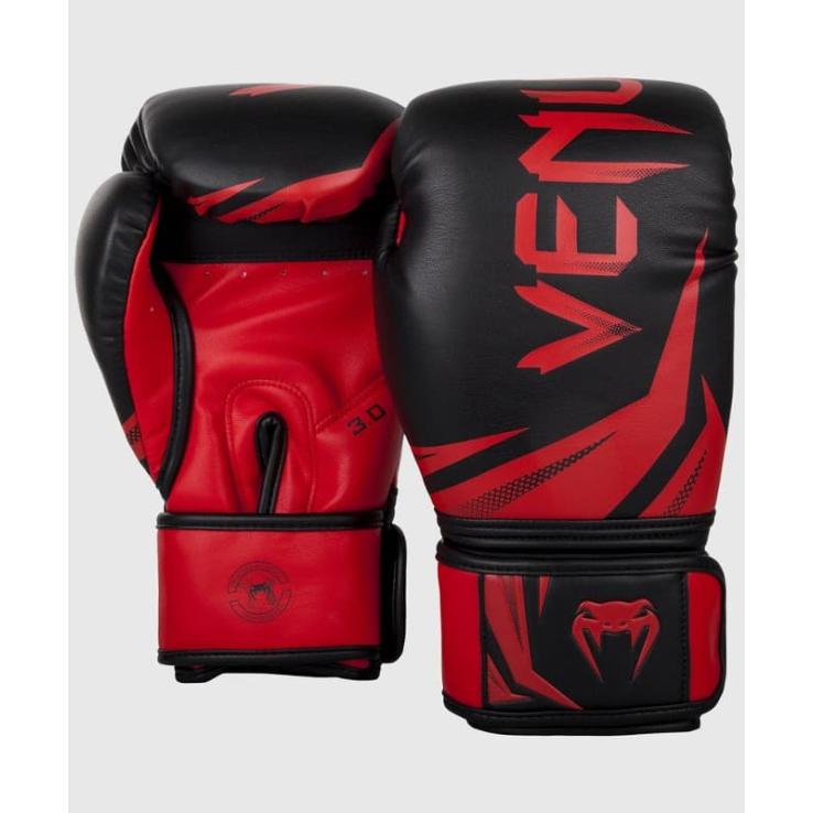 Guantes de boxeo Venum Challenger 3.0 negro rojo