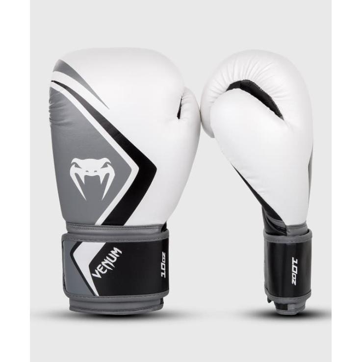 Guantes de boxeo Venum Contender 2.0 - blanco gris negro