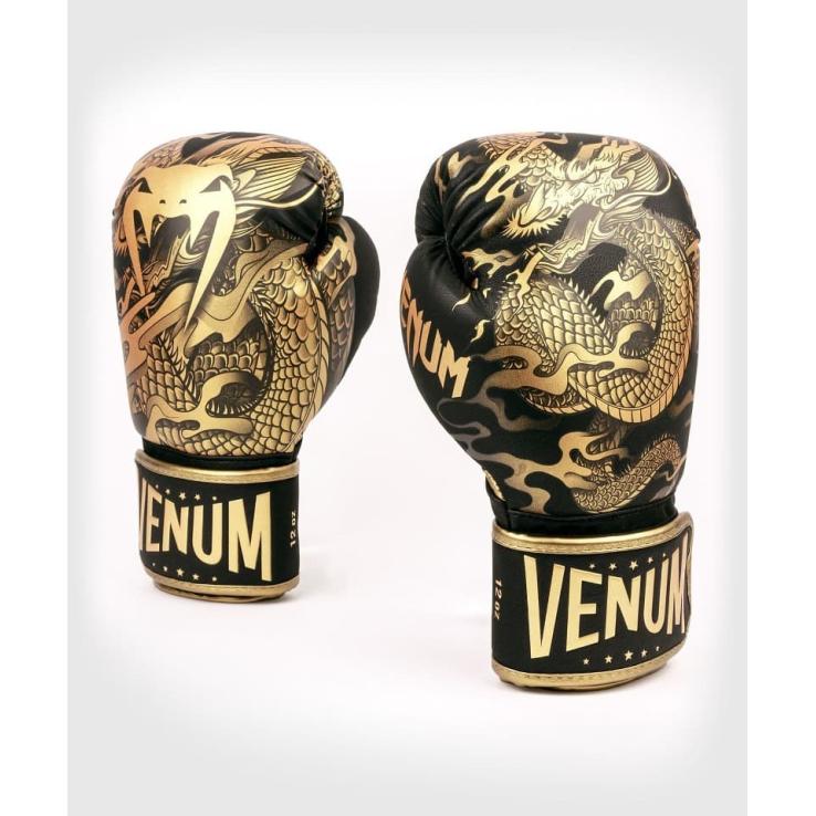 Guantes de boxeo Venum Dragon ´s Flight negro / dorado