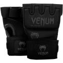 Venum Gel Kontact boxing glove-bandage matte black (Pair)