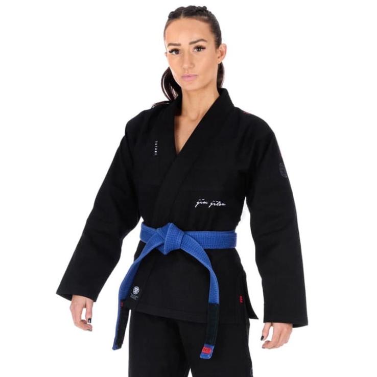 Kimono BJJ Tatami Elements Superlite negro - mujer