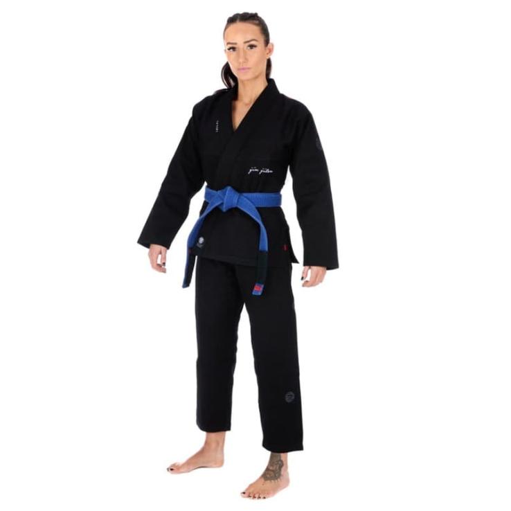 Kimono BJJ Tatami Elements Superlite negro - mujer