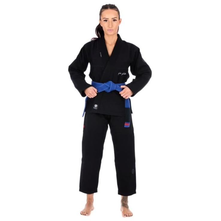 Kimono BJJ Tatami Elements Superlite negro - mujer