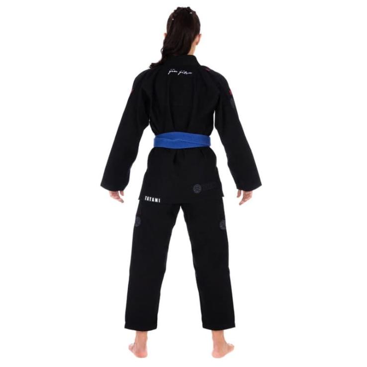 Kimono BJJ Tatami Elements Superlite negro - mujer