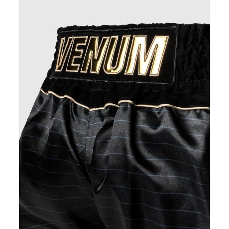 Pantalones de Muay Thai Venum Attack - negro gris