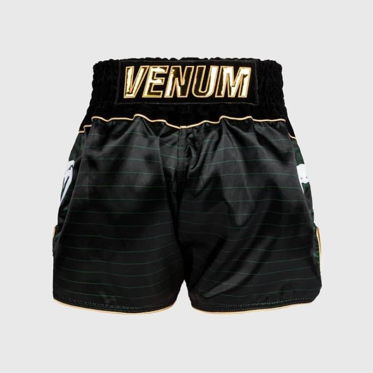 Venum Attack Kids Muay Thai Shorts - Black Green