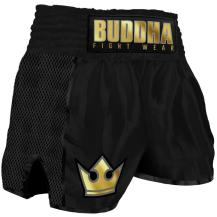 Pantalones Muay Thai Buddha Retro Premium negro / dorado