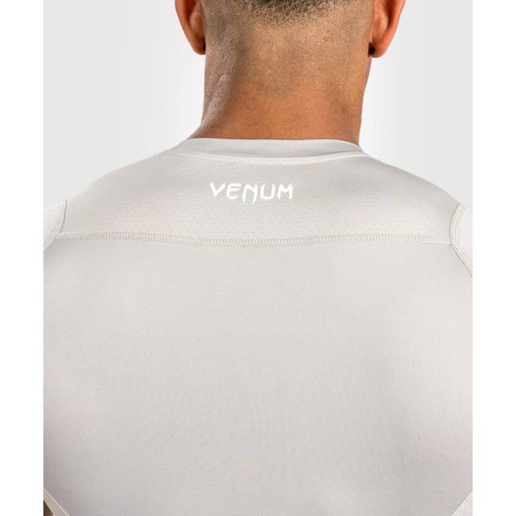 Venum Attack Short Sleeve Rashguard - Sand