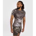 Venum Electron 3.0 short sleeve rashguard - gray