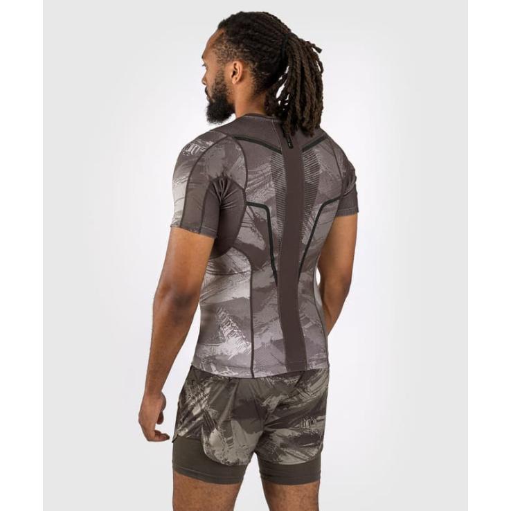 Rashguard manga corta Venum Electron 3.0 - gris