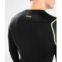 Rashguard manga larga Venum Fusion 2.0 negro / amarillo