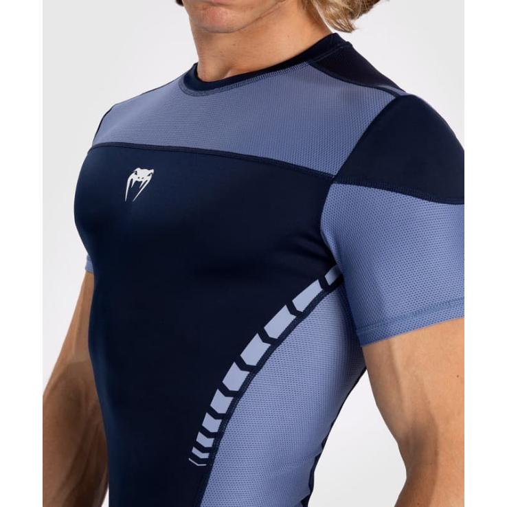 Rashguard manga corta Venum Tempest - azul marino / azul