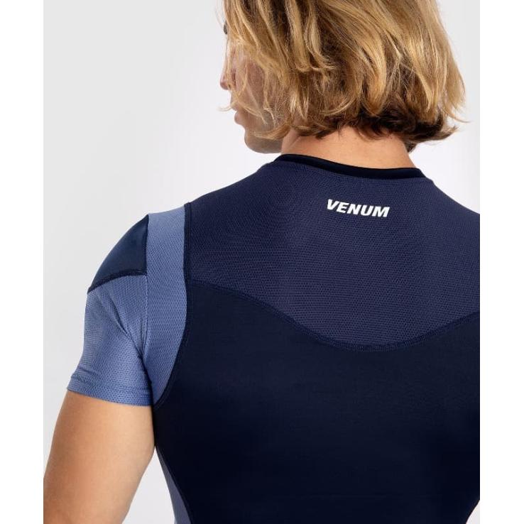 Rashguard manga corta Venum Tempest - azul marino / azul