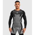 Rashguard manga larga Venum Attack - negro gris