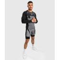 Rashguard manga larga Venum Attack - negro gris