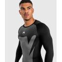 Rashguard manga larga Venum Attack - negro gris