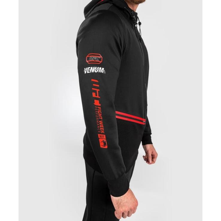 Sudadera con cremallera UFC Adrenaline by Venum Fight Week - negro