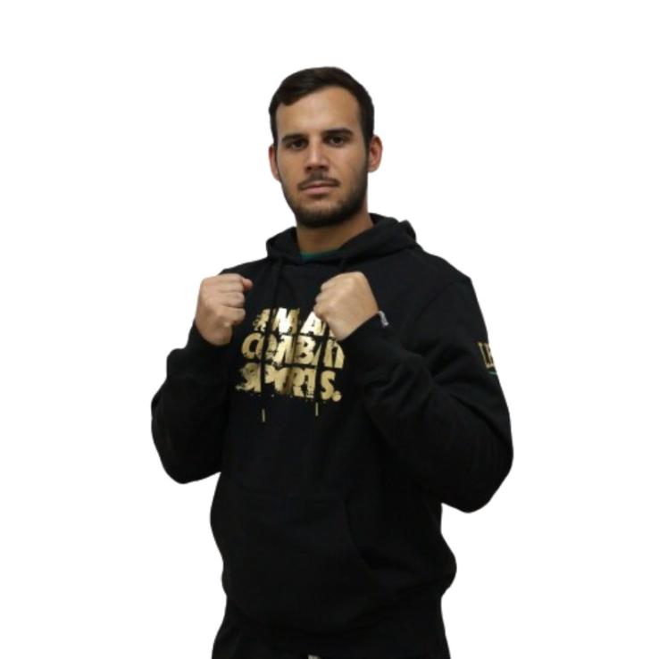 Sudadera Leone con capucha Gold M5048