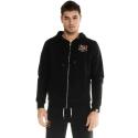 Sudadera Leone con capucha y cremallera Gold negro M5047