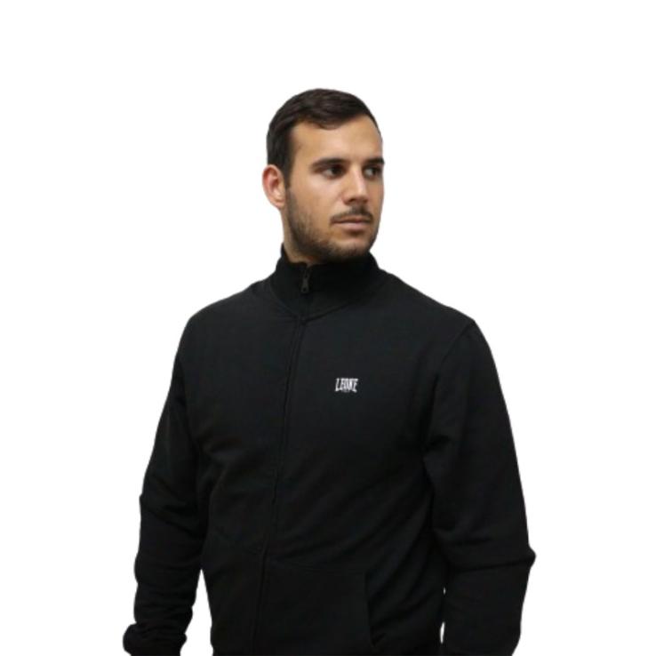 Sudadera Leone con cuello alto Small Logo negro M3000