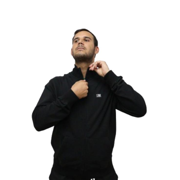 Sudadera Leone con cuello alto Small Logo negro M3000