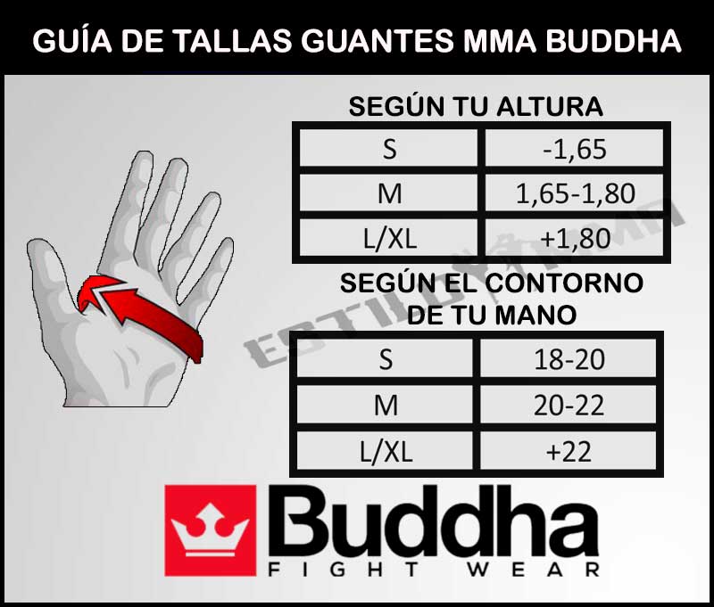 Guantillas MMA Buddha Epic Sparring Blanco