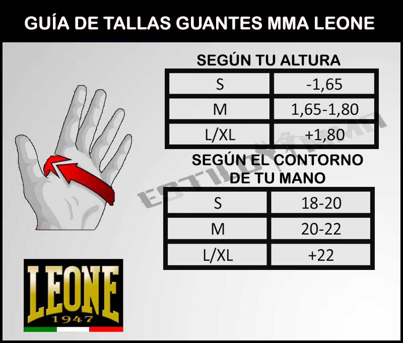 Leone 1947 Guantillas MMA Amateur DNA GP144 Negro
